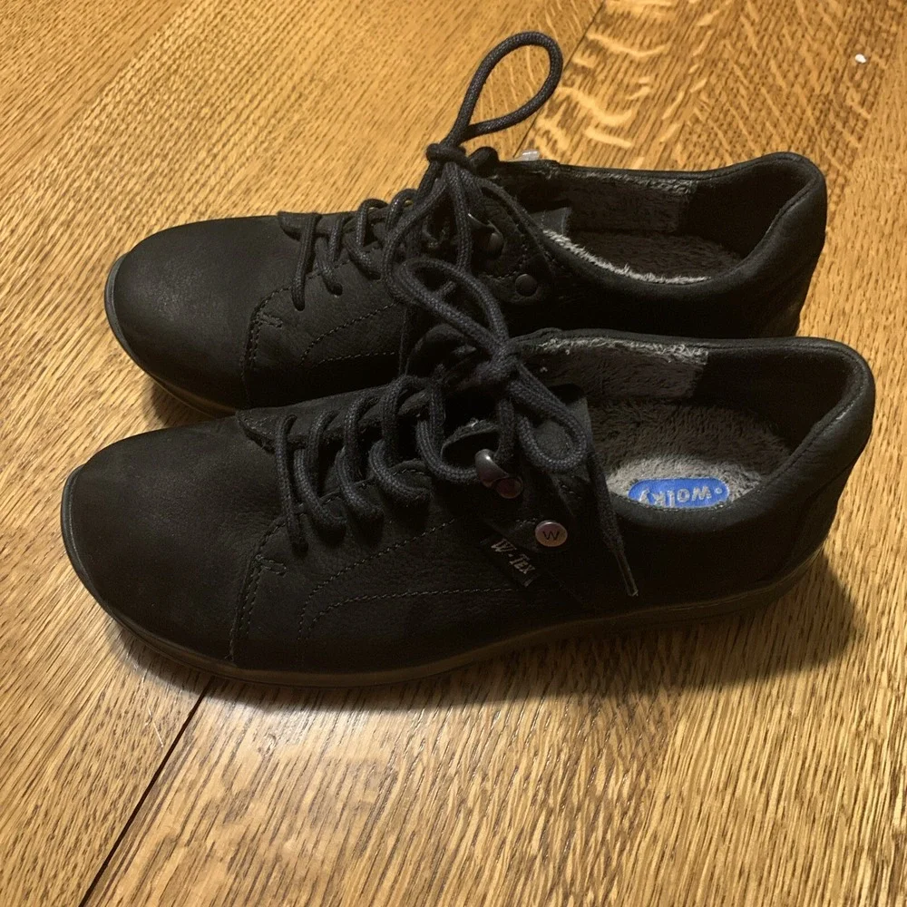 Women's‎ Wolky Cajun WR Walking Shoe Sneaker Waterproof Black 37 (6) - Picture 2 of 7